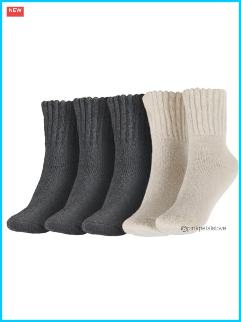 Women's Thick Warm Cozy Winter Crew Socks Gift